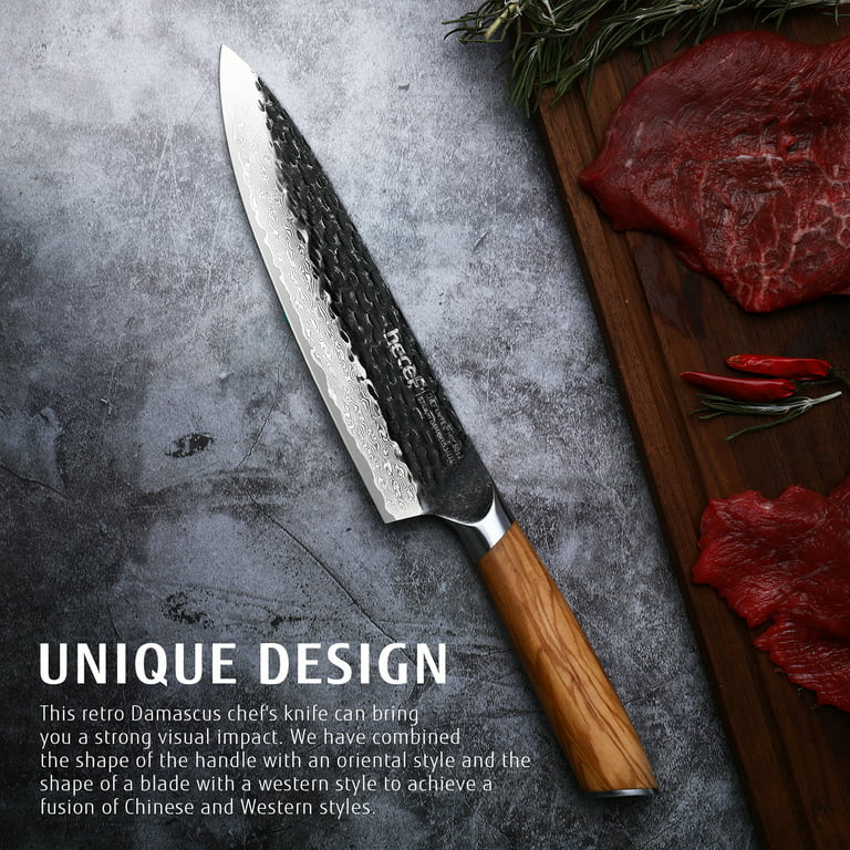 Chef Knife Set  Stainless Steel Kitchen Knife Set - Fusion Layers