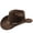 Coffee, variant on Western Western Cowboy Hat with Curved Brim for Outdoor Adventure Travel Riding Classic Western Style Craftsmanship for Everyday Use, Navy