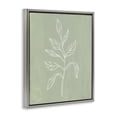 thumbnail image 3 of Stupell Industries Modern Drooping Plant Leaves Gray Floating Frame Canvas Art, 17 x 21, by Patricia Pinto, 3 of 8