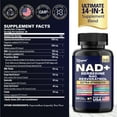 thumbnail image 7 of NAD+ Supplement Extra Strength with Berberine, NAC, Resveratrol Japanese Knotweed, Milk Thistle, Green Tea, Pomegranate, Acai, Quercetin, Fisetin, Grape Seed Extract 14-in-1 60 Veggie Capsules, 7 of 7