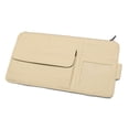 thumbnail image 2 of Visor Organizer Multi Component Durable Car Storage Bag Business Card beige Sharpla Organizador de parasol automático, 2 of 8