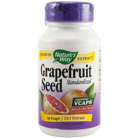 Nature's Way Grapefruit Seed Vegetarian Capsules, 60 CT