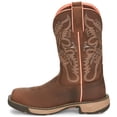 thumbnail image 3 of Justin Womens Rush Sq Toe ST Boots 1 RURAL CHOCOLATE WATER BUFFALO, 3 of 5