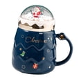 thumbnail image 4 of Taza de cerámica navideña Strade Fareast Limited Taza de café Taza de té navideña Papá Noel 6,6 cm 14 cm, 4 of 8