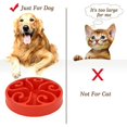 thumbnail image 2 of Comedero lento para perros, cuenco de expansión, parada, cuenco de comida para perros, laberinto Puzzlered, 2 of 4