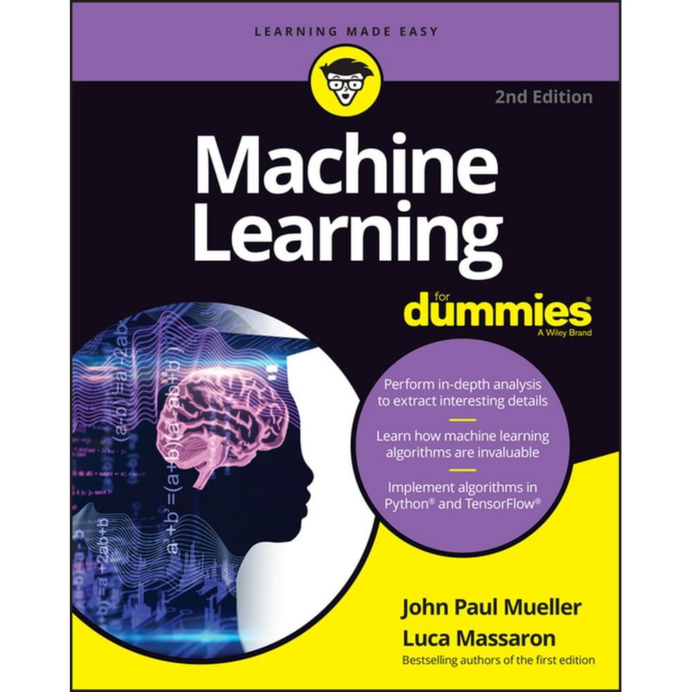 Machine learning for dummies edition 2 paperback walmart 