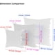 thumbnail image 4 of Aplique de pared LED moderno de 22 W Lámpara de pared impermeable IP65 Lámpara de pared LED de aluminio Interior exterior para baño Sala de estar Dormitorio Pasillo Escalera Entrada Porche - Luz cálida 3000k Blanco oso de fresa Electrónica, 4 of 5