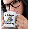 thumbnail image 2 of 3dRose, I Believe In Tackling, 15oz Mug, 2 of 7