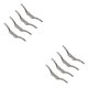 thumbnail image 1 of Soidarity 4 Pieces Mooring Cleat Stainless Steel Inch Boats 2 Hook Rope Tie Cleats Hole Marine 4 Awnings Boat Polished Yacht Deck 4 pulgadas 2Conjunto, 1 of 6
