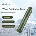 thumbnail image 2 of Outdoor Water Filter Straw with Coke Bottle Thread, Universal Screw-On Water Purifier, Ultrafiltration Survival Straw for Camping Hiking Emergency Survival, 2 of 8