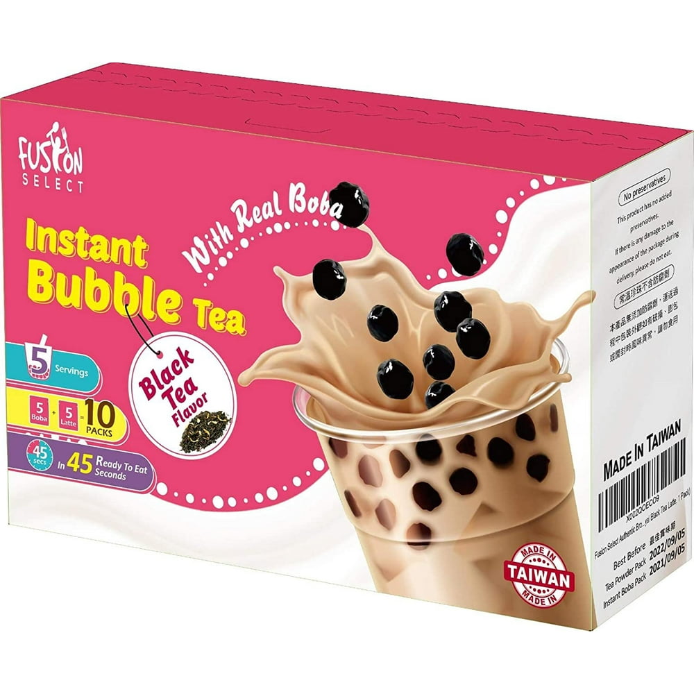 Fusion Select Authentic Instant Brown Sugar Bubble Tea Kit Extra Rich