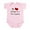 Petal Pink, variant on CafePress - My Heart Belongs To A Fire Captain Infant Bodysuit - Baby Light Bodysuit, Size Newborn - 24 Months