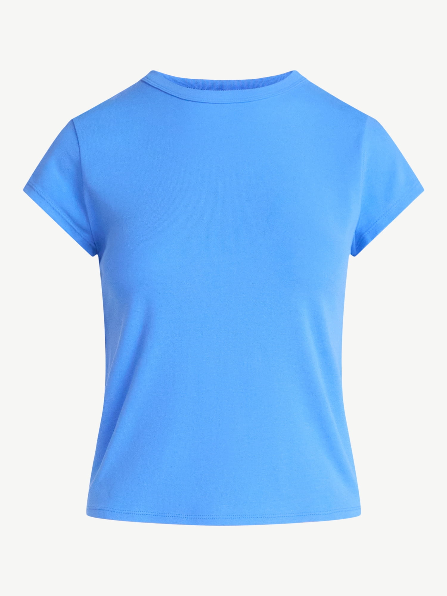 Free Assembly Women's and Women's Plus Cap Sleeve Tee, Sizes XS-4X