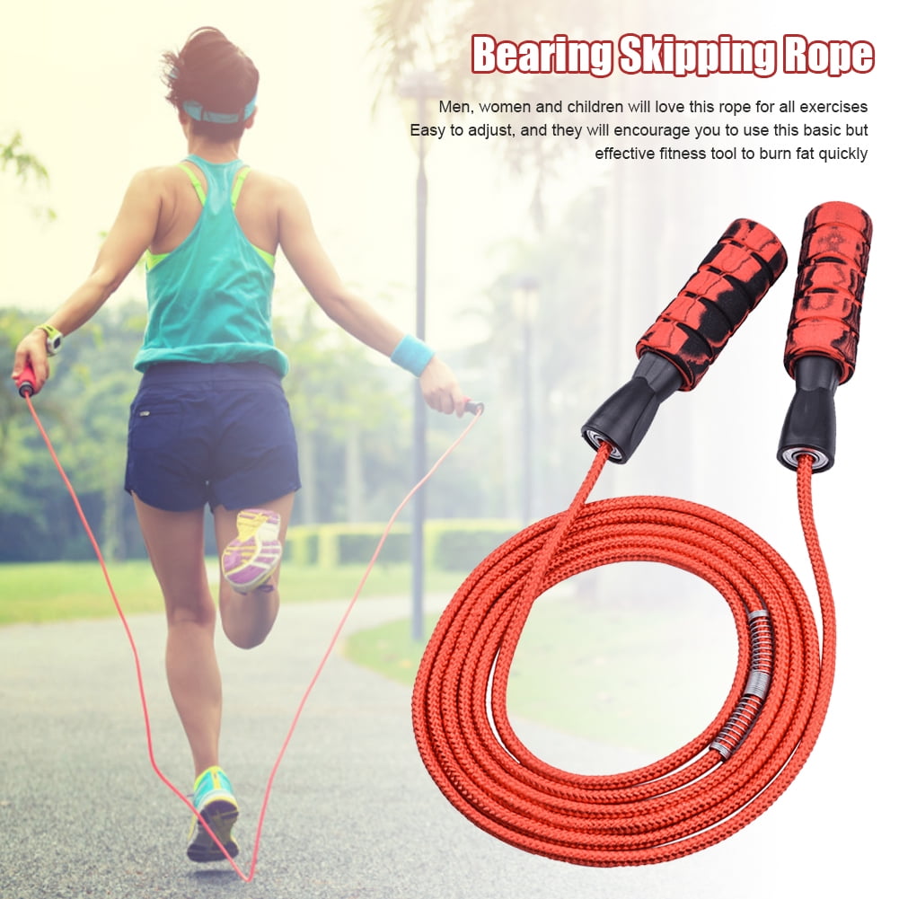 AIHOME Adjustable Jump Rope Tangle Free Cardio Workout Skipping Rope for  Men, Women, and Children ,Weight loss fat burning thin waist skipping rope
