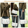 thumbnail image 4 of FORMRS Womens Shoulder Bag with Chain Strap Clutch Purse Cute Tote Handbag, Green Garden Pattern, 4 of 7