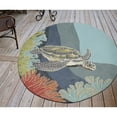 thumbnail image 4 of Liora Manne Ravella Akumal Indoor Outdoor Area Rug Ocean, 4 of 5