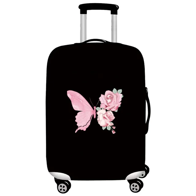 Housse de Protection pour Bagages Accessoires de Voyage Valise Anti-Poussière Résistante à l'Usure Série Papillon Étui de Protection Mode 2024 8Butterfly020 L