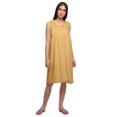 thumbnail image 4 of Moomaya Cotton A-Line Sleepwear For Ladies Round Neck Button Placket Nightdress, 4 of 6
