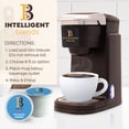 thumbnail image 2 of Intelligent Blends Brownie Batter Flavored Coffee Pods, 16 ct, Medium Roast Single Serve Pods – 100% Arabica Coffee, Compatible with Keurig K Cups Maker, 2 of 5