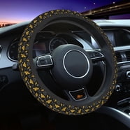 Harley-Davidson Skull Steering Wheel Cover – Black Speed Grip Style, Fits 14.5–15.5 Inch Wheels