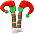 thumbnail image 1 of wonima02 Christmas Elf Legs Picks Christmas Decorations, Christmas Tree Decor Stuffed Elf Leg Xmas Tree Topper Christmas Ornaments for Indoor Outdoor Xmas Holiday Party Home Decor, 1 of 1
