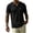 Black, variant on cfhntfmh Men's Summer Muscle Shirts Short Sleeve Casual T-Shirt Button V Neck Basic Tee Lightweight Beach Vacation Top