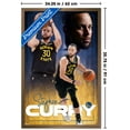 thumbnail image 3 of NBA Golden State Warriors - Stephen Curry 25 Wall Poster, 22.375" x 34" Framed, 3 of 5