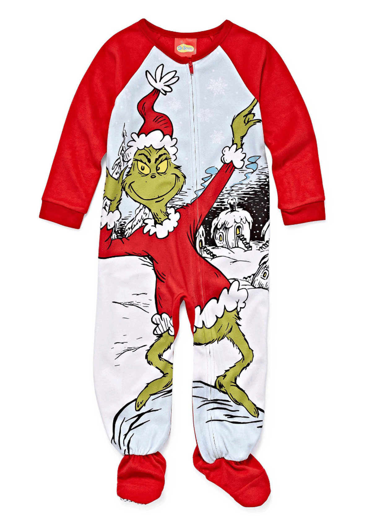 Dr. Seuss' The Grinch Dr. Seuss The Grinch Toddler Christmas Footed