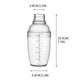 thumbnail image 3 of Herramienta artesanal para preparar té de limón | Vaso mezclador para cócteles y té con leche | Resina PP transparente con tapa hermética | Equipamiento para bares y cafeterías, 3 of 3