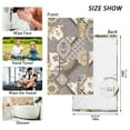 thumbnail image 2 of Retro Pattern Cotton Face Towels Soft Hand Towel Absorbent Bathroom Towel for Kitchen Hotel Decoration, 2 of 7