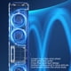 thumbnail image 3 of Clip de Pantalla en el Ventilador Monitor de 3 Velocidades sin Aspas Recargable Potente Mini Mesa Pequeña Escritorio Seguro para Oficina Sala de Estar Azul ANGGREK  Otros, 3 of 8
