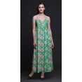 thumbnail image 4 of Bimba Robe Longue Maxi Bohème à Bretelles Sans Manches Imprimée Florale pour Femme - Moyen, 4 of 6