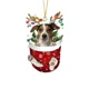 thumbnail image 3 of Adornos navideños colgantes, decoración de regalo, lindo perro, árbol de Navidad familiar, colgante de dibujos animados, producto, regalo personalizado, 3 of 5