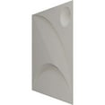 thumbnail image 4 of Ekena Millwork 19 5/8"W x 19 5/8"H Ezra EnduraWall Decorative 3D Wall Panel, Universal Aged Metallic Rust (Covers 2.67 Sq. Ft.), 4 of 6