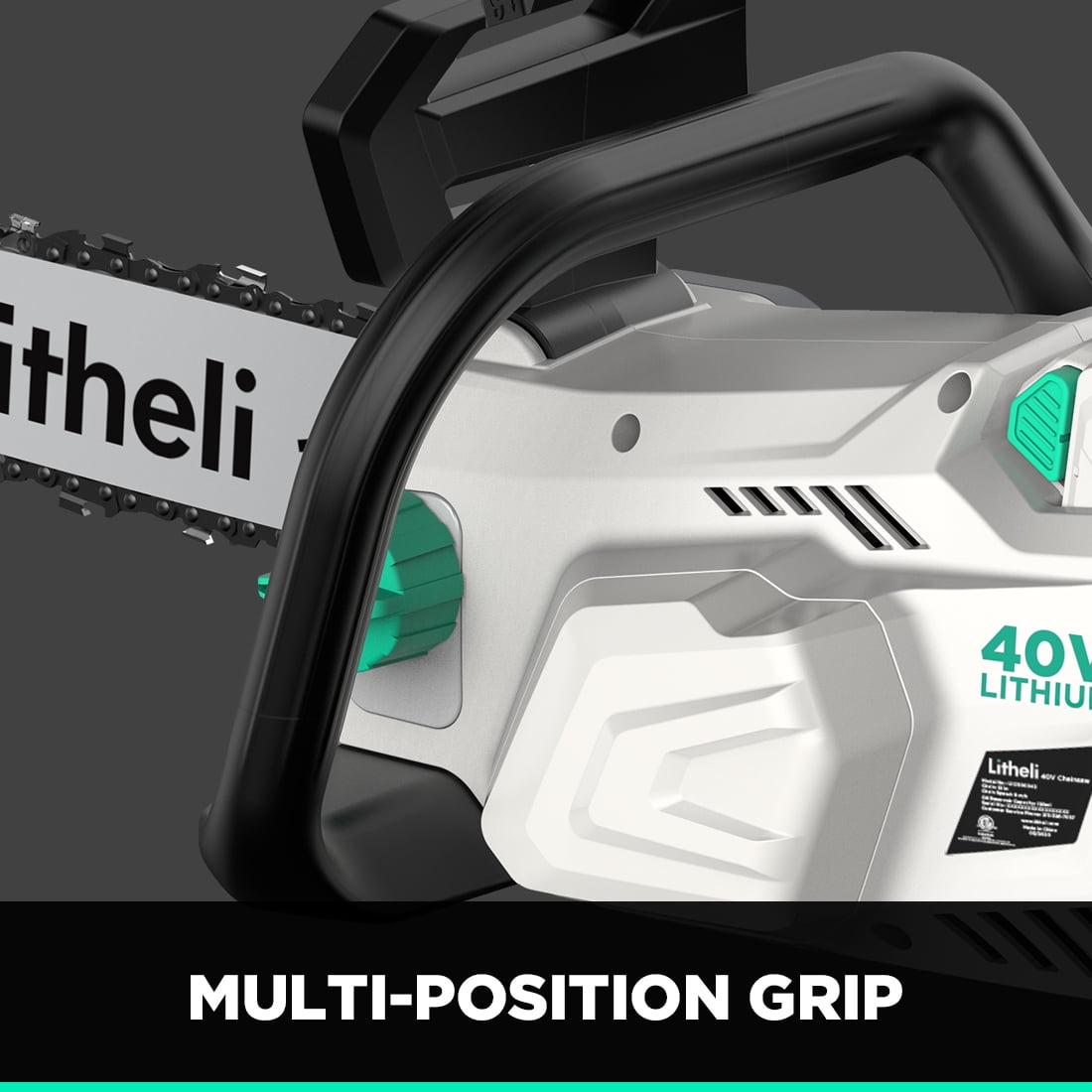 Buy Litheli 40V 12 Cordless Chainsaw, Battery Chainsaw with 2.0Ah