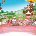 thumbnail image 3 of Curious George school Taspestry Poster Banner Backdrop Background Wall Decor Party Supplies Movie Fans, 3 of 6
