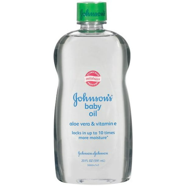 Johnson's Baby Oil Aloe Vera and Vitamin E 20.0 oz.