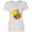 AA-White, variant on Inktastic Thanksgiving Turkey, Turkey With Sunflower Women's V-Neck T-Shirt