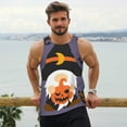 thumbnail image 6 of Pofeuu Halloween Gnomes Print Men's Workout Tank Tops Sleeveless Muscle Gym Shirt Quick Dry-4X-Large, 6 of 7