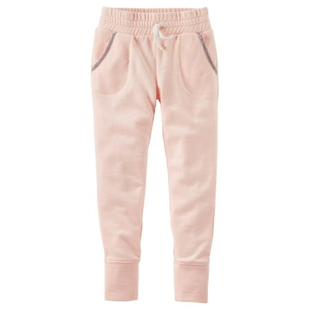 OshKosh B'gosh Baby Girls' French Terry Joggers, 6 Months