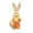 H, variant on 14Inch Sisal Easter Bunny Figurine with Carrot & Basket, Hand-Woven Straw Rabbit Tabletop Decoration for Spring Home Decor, Easter Party Centerpiece & s Gift