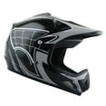 thumbnail image 3 of Wow! Youth Kids Motocross BMX MX ATV Dirt Bike Helmet HJOY Spider Web Black, Goggles, Skeleton Black Glove Bundle, 3 of 8