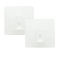 thumbnail image 1 of DOLITY Nail Traceless Sticky Hook Door Rear kitchen Bathroom Wall Clear -2pcs, 1 of 9