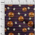 thumbnail image 1 of oneOone Cotton Poplin Twill Purple Fabric Halloween Sewing Material Print Fabric By The Yard 56 Inch Wide, 1 of 4