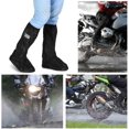 thumbnail image 4 of ZOUSSIQI Couvre-Chaussures Imperméables, Couvre-Chaussures Antidérapants Réutilisables Couvre-Chaussures de Pluie Protecteurs de Chaussures pour Extérieur Randonnée, Moto, Cyclisme (TG-Noir) CA919-60735, 4 of 9