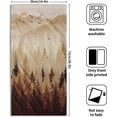 thumbnail image 2 of Brown Yellow Misty Forest Hand Towels Set of 2 Fall Mountain Woodland Decorative Bath Towel Nature Pine Trees Foggy Landscape Thin Kitchen Tea Dish Towels for Bathroom Spa Gym, 2 of 6