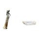 thumbnail image 5 of Elegante escultura de dama africana con bandeja de tocador rectangular nórdica para decoración del hogar, hoteles, comedor, oficina, dormitorio y alma, 5 of 8