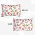 thumbnail image 2 of Lsque colored butterflies Pattern Pillow Case – Soft & Cozy Throw Pillow Cover, Hypoallergenic Cushion Case for Sleeping Women with Envelope Closure-20"x30", 2 of 6