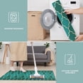 thumbnail image 6 of Teal Gold Checkerboard Checkered Pattern Kitchen Rugs Sets Of 3,Kitchen Runner Rugs Non Skid Washable,Decorative Kitchen Floor Mats for Kitchen,Sink,Laundry,17"x30"+ 17"x47" + 17"x59", 6 of 6