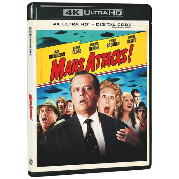 Mars Attacks! (4K Ultra HD Digital Copy), Comedy, Warner Bros.